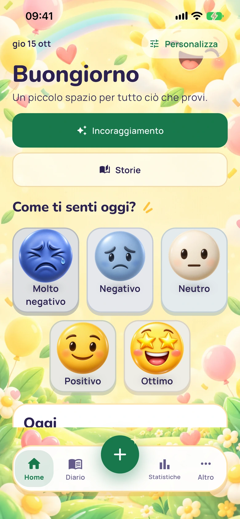 Schermata iniziale di Moodlo