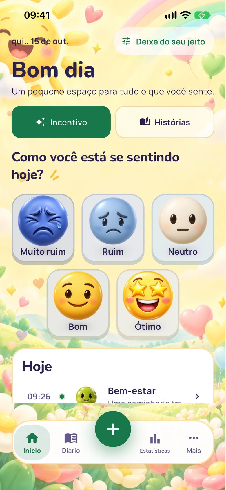 Tela inicial do Moodlo